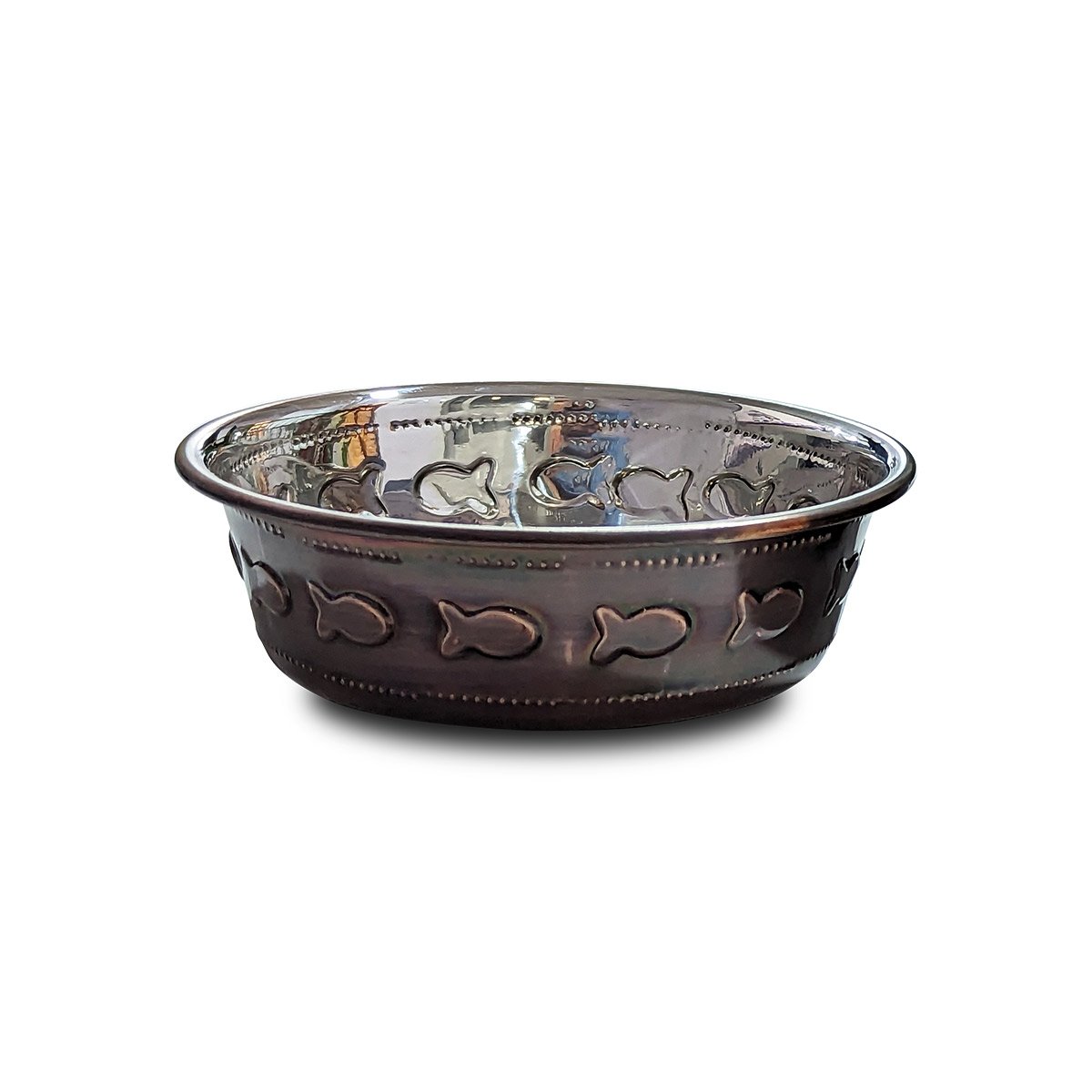 fish-embossed-antique-copper-350.jpg Premium Bowl Fish Embossed – Antique Copper-350 ML - Image 1