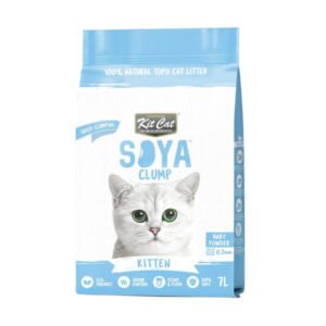 Kit Cat Soybean Litter Soya Clump Kitten Baby Powder 7L (1 Box  6Pcs)