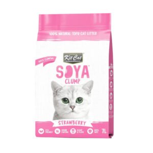 Kit Cat Soya Clump Soybean Litter  Strawberry 7L(1 Box  6Pcs)