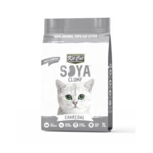 Kit Cat Soya Clump Soybean Litter  Charcoal 7L(1 Box  6Pcs)