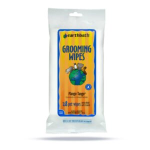 Earthbathâ® Grooming Wipes  Extra-Thick & Extra Large, Mango Tango, 28 Ct