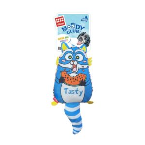 GiGwi Moody Club Bird - - Raccoon - Large