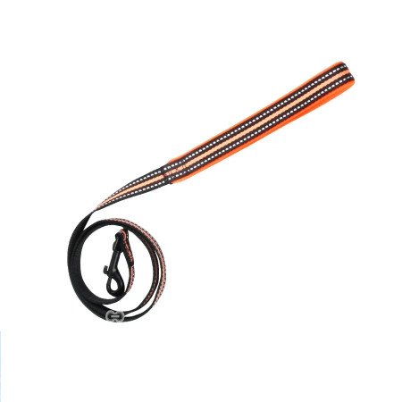 pawisedogleash_1.jpg Pawise Reflective Soft Dog Leash - Orange - 25mm x 120 cm - Image 1