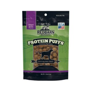 Redbarn Protein Puffs Peanut Butter Flavor Dog Treat, 51G