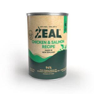 Zeal Grain Free Canned Dog Food - 390g - (Chicken & Salmon Recipe)
