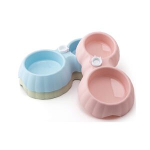 Petbroo Pet Platter Double Bowl 31*18*5.3 Cm