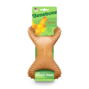Benebone Dental Dog Chew Toy - Chicken - Chicken-Large