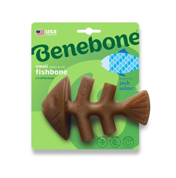Benebone-Fishbone-Dog-Toy-S-600x605-1.jpg Benebone Fishbone Dog Toy - Image 1