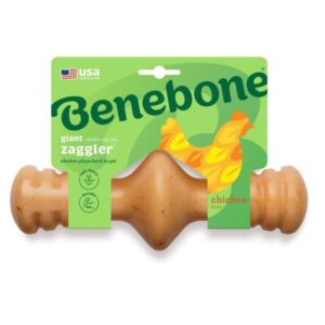Benebone Zaggler Dog Chew Toy - - Chicken-Giant