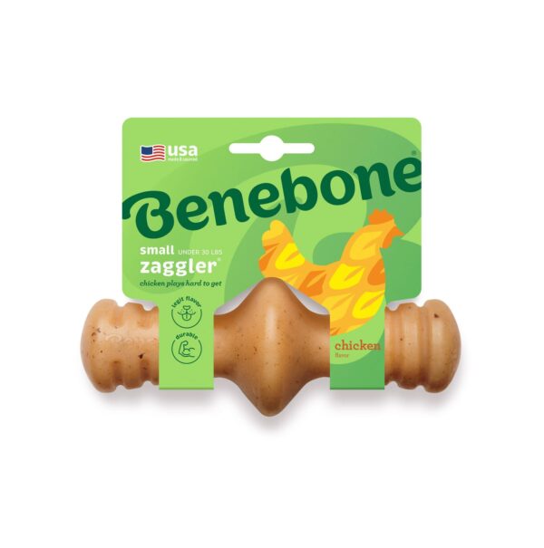 Benebone-Zaggler-Dog-Chew-Toy-Chicken-S-600x605-1.jpg Benebone Zaggler Dog Chew Toy - - Image 1