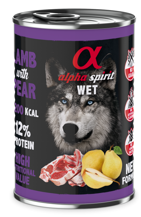 AHALPHD040005112 Canned Dog Food - Lamb With Pear 400 g - Image 1