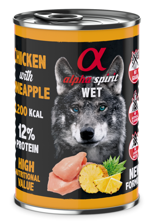 AHALPHD040005812 Canned Dog Food - Chicken With Pineapple 400 g - Image 1