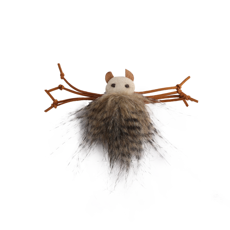 AP2377 Classic Comfort Silly Spider Cat Toy with Catnip