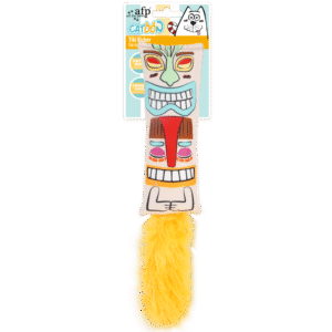 Interactive Tiki Kicker Plush Toy for Cats