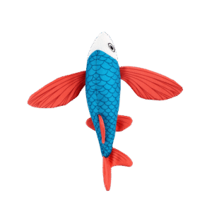 Chill Out Flying Fish Plush Dog Toy for Cuddling