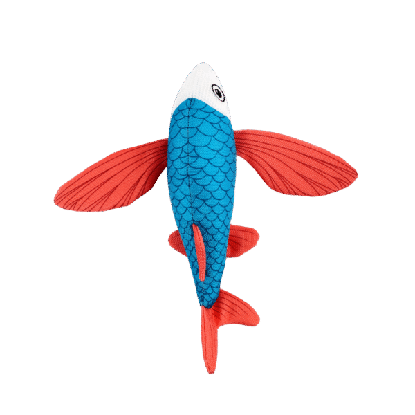 Chill Out Flying Fish Plush Dog Toy for Cuddling