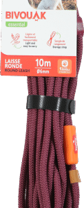 BVK Polyester Lead for Dog - Red 10 m/ 6 mm