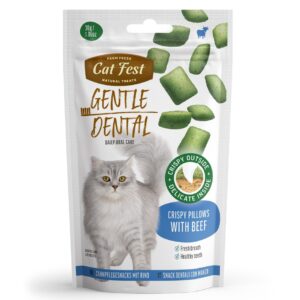 Cat Fest Dental Treats For Cats -Crispy Pillows -Beef 30g