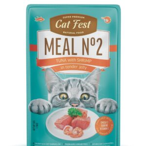 Cat Fest Meal No 2 Cat Food in Jelly-Tuna With Shrimp 50g [Minimum Order:12pcs]