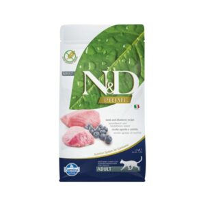 Farmina N&D Prime Lamb and Blueberry Adult Dry Cat Food -