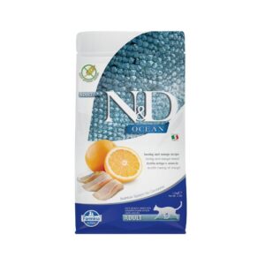 Farmina N&D Ocean Cat Herring & Orange Adult Dry Cat Food - 300GM