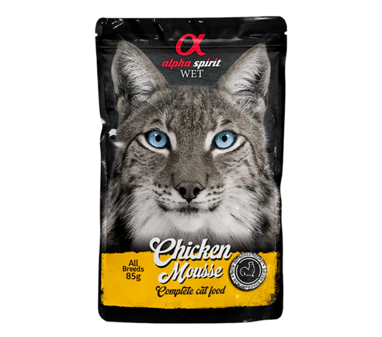 AHALPHG050000508 Chicken Mousse for - Cats 24 x 85 g Pouches - Image 1