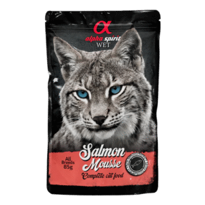 Salmon Mousse For Cats, 24 X 85 G Pouches