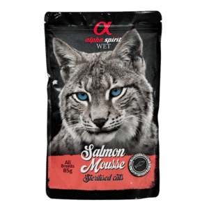 Salmon Mousse For Sterilized Cats, 24 X 85 G Pouches