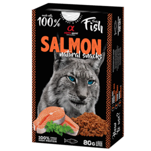 Natural Snacks for Cats - Salmon 80 g
