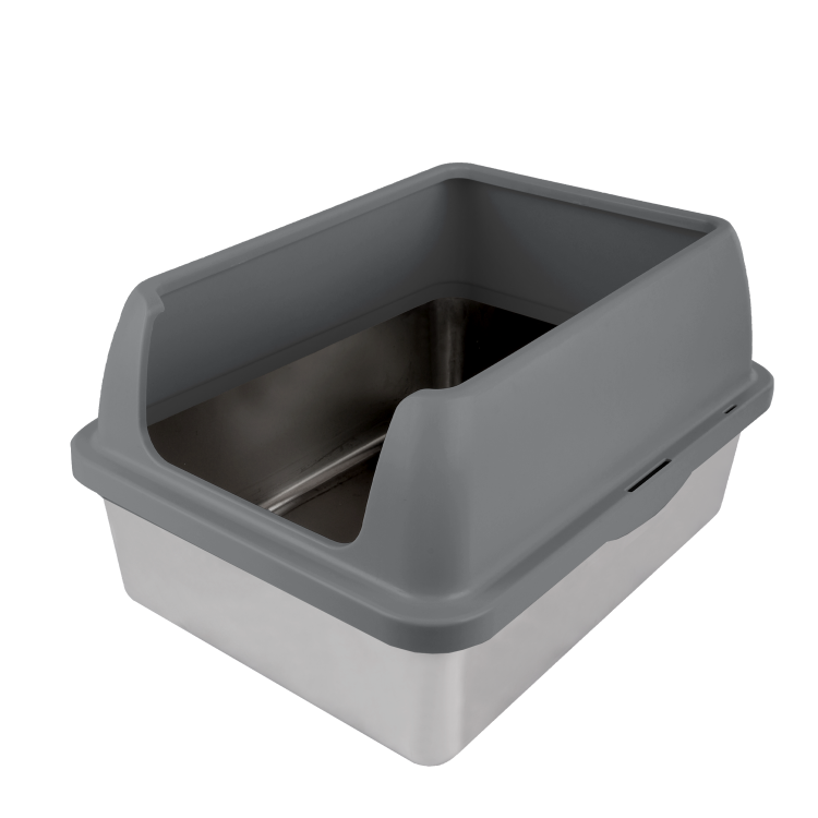 AP2471 Go Fresh - Enclosed Stainless Steel Cat Litter Box - Image 1