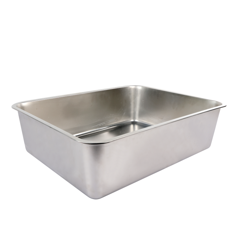 AP2516 Go Fresh - Stainless Steel Cat Litter Pan - Image 1