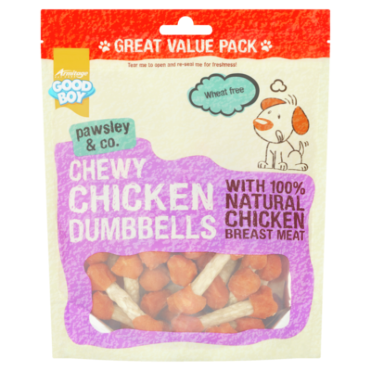 ART621548 Goodboy Chicken Dumbbells 350 G - Image 1