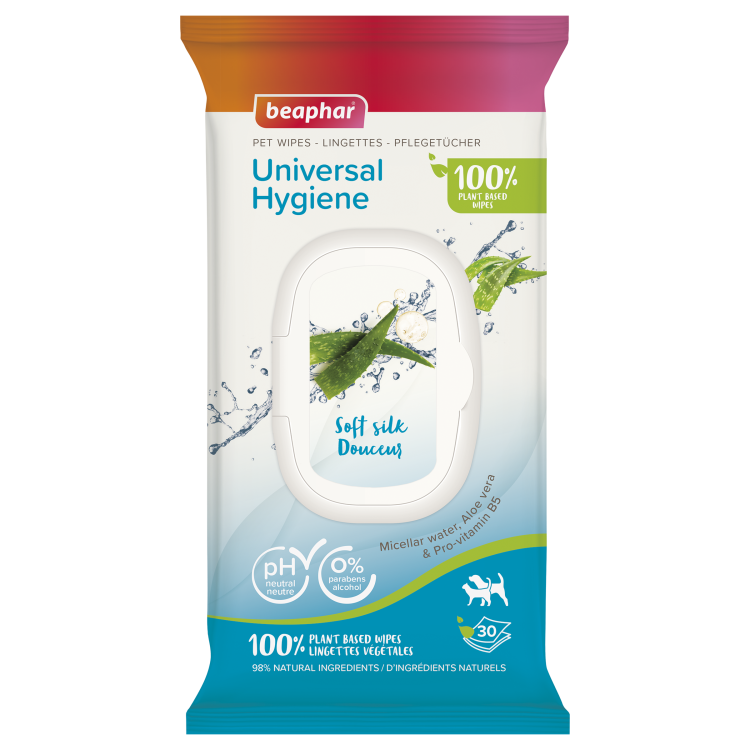BE1000055 Pet Wipes Universal (30 Wipes) - Image 1