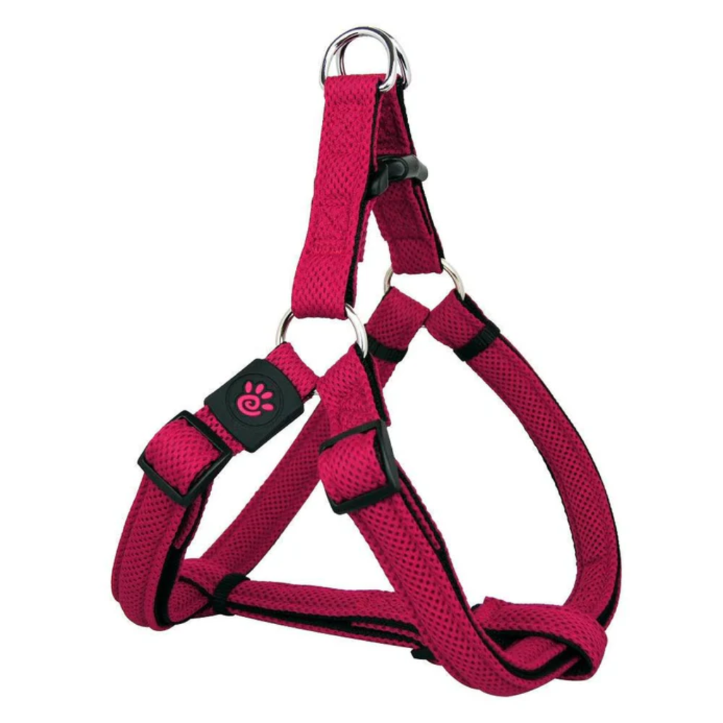 DCA201-18M DOCO® Puffy Air Step- In Harness Medium-2.5 x 53-77cm-Rasberry pink - Image 1