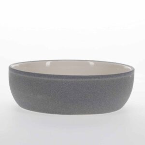 Duvo+ Feeding Bowl-Stone-Sandy ocean M - 950ml - 18x18x6cm Grey-blue