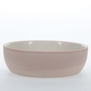 Duvo+ Feeding Bowl-Stone-Sandy coral L - 1580ml - 22x22x7cm Pink
