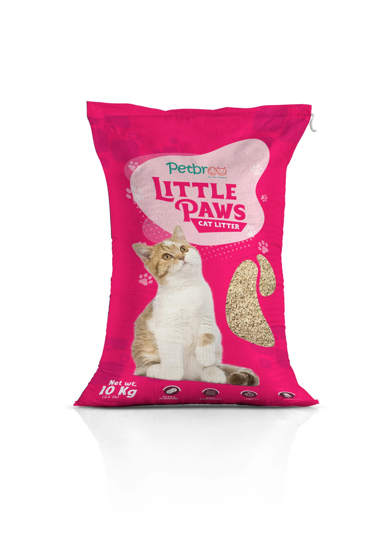 PB-85439 Petbroo Little Paws Cat Litter 10Kg - Image 1