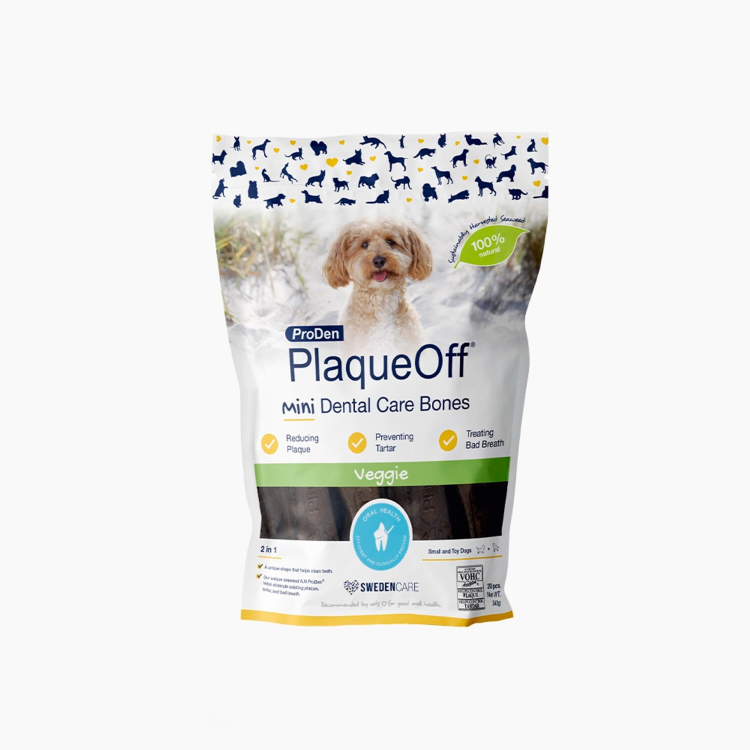 SWFP0305 ProDen PlaqueOff Mini Dental Care Bones - Vegetable Fusion 340 g - Image 1
