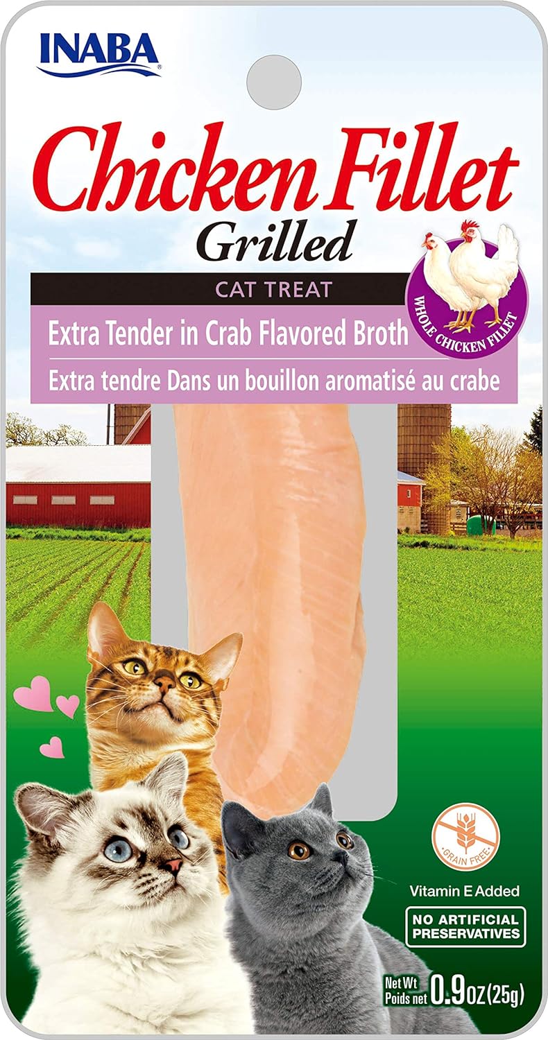 USA553A Inaba Ciao Grilled Chicken Fillet Extra Tender In Crab Broth, 25G - Image 1