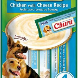 Inaba Churu Chicken With Cheese Recipe Dog Treats - 56 G