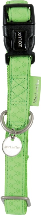 ZL435170ANI Macleather Adjustable Collar - Anise Green - Image 1