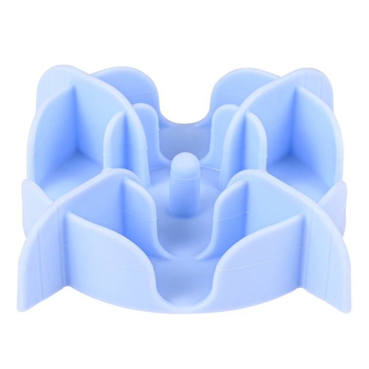 ZL474606BLE Silicone Slow-Feeding Bowl Insert - Blue - Image 1