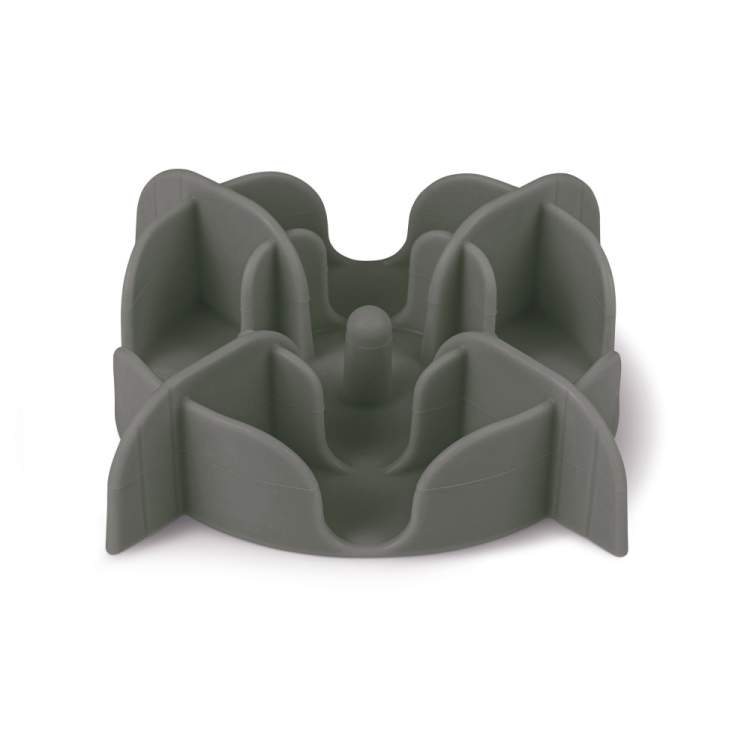 ZL474607GRI Silicone Slow-Feeding Bowl Insert - Grey - Image 1