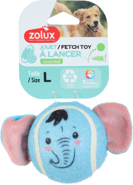 ZL480684 Tennis Ball Elephant - Image 1