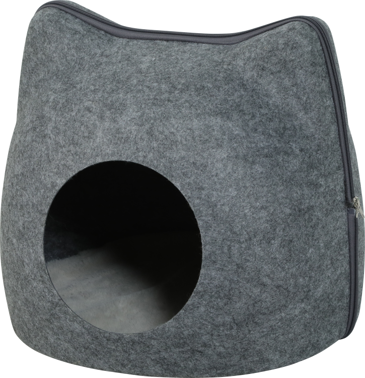 ZL500110 Moon Cat Ears Igloo Charcoal - Image 1