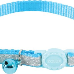 Shiny Nylon Collar - Blue