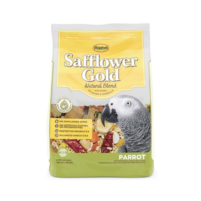 higginssafflowergoldnaturalblendforparrot3lb-1.jpg Midwest Cat Cage - 91L X 59W X 128H Cm - Image 1