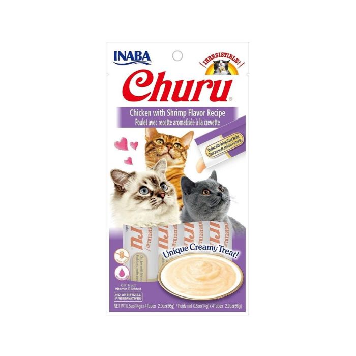 inabachuruchickenwithshrimpflavorrecipe56g-1_1.jpg Pawise Cat Collar - - Polka Dots - Pink - Image 1