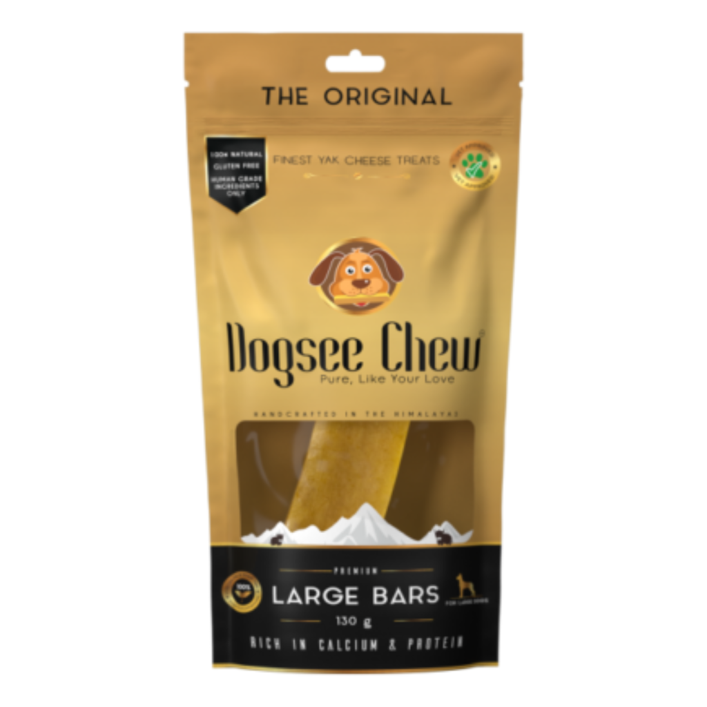 0 Dogsee Large Bars: Long-Lasting Dental Chews for Large Dogs 130g - Image 1