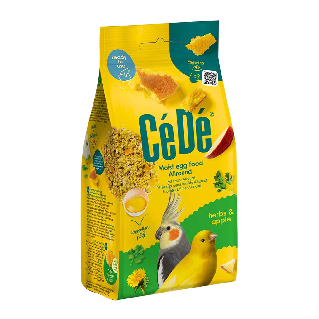 0 CeDe Egg Food Moist Allround Herbs & Apple 200g - Image 1